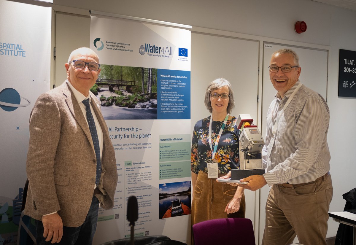 Great time today at the <a href="/tulanetFI/">Tulanet</a> Finnish Research Infrastructure day, presenting our #freshwater related infrastructures. We also had some international guests from Sweden and Belgium, from the <a href="/Water4AllEU/">Water4All Partnership - EU</a> network. More of this, please!