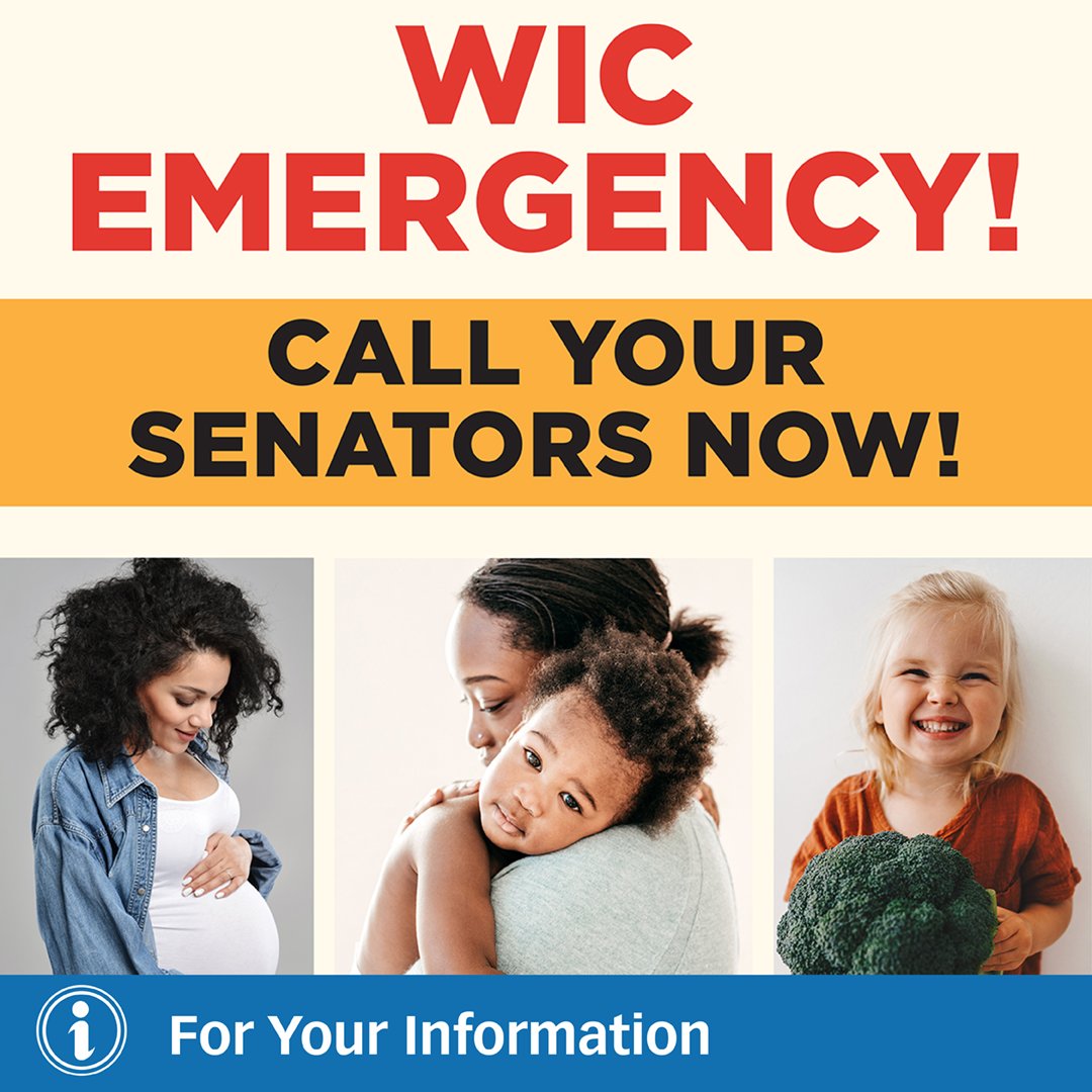 Millions of kids rely on #WIC for access to healthy food. Congress must act now to fully #FundWIC and all ensure families have access to the resources they need to thrive. Take Action: bit.ly/WICStrong