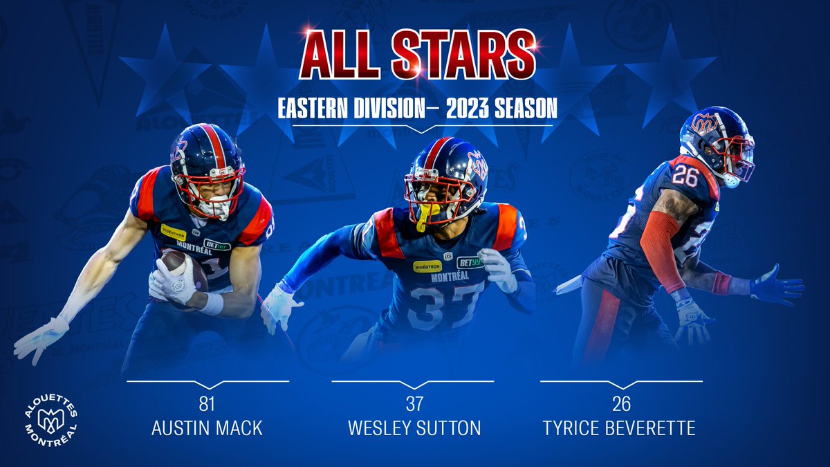 MTLAlouettes's tweet image. Unstoppable. Unyielding.

Introducing our rock-solid East Division All ⭐️ Team!

🔗 → bit.ly/3tTSVsl
