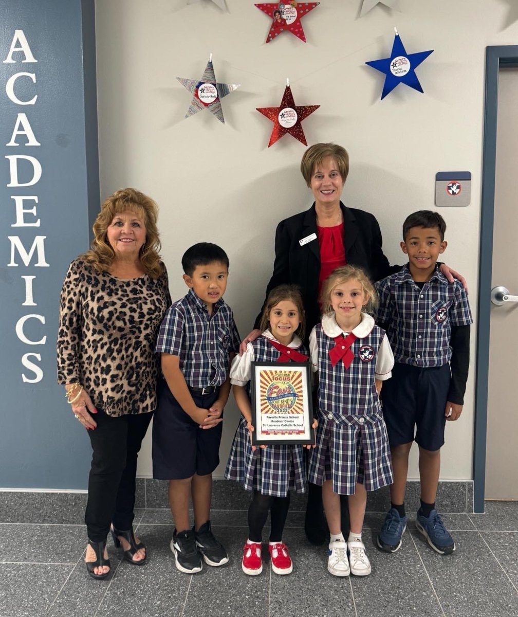 Congratulations, Saints! SLCS was voted "Favorite Private School in Fort Bend" by the readers of Fort Bend Focus Magazine for the fifth year in a row. Thanks for voting for us! We are blessed with the best community. Way to go, Saints! ❤️💙 🎉 #WeLoveOurSchool #Celebrate
