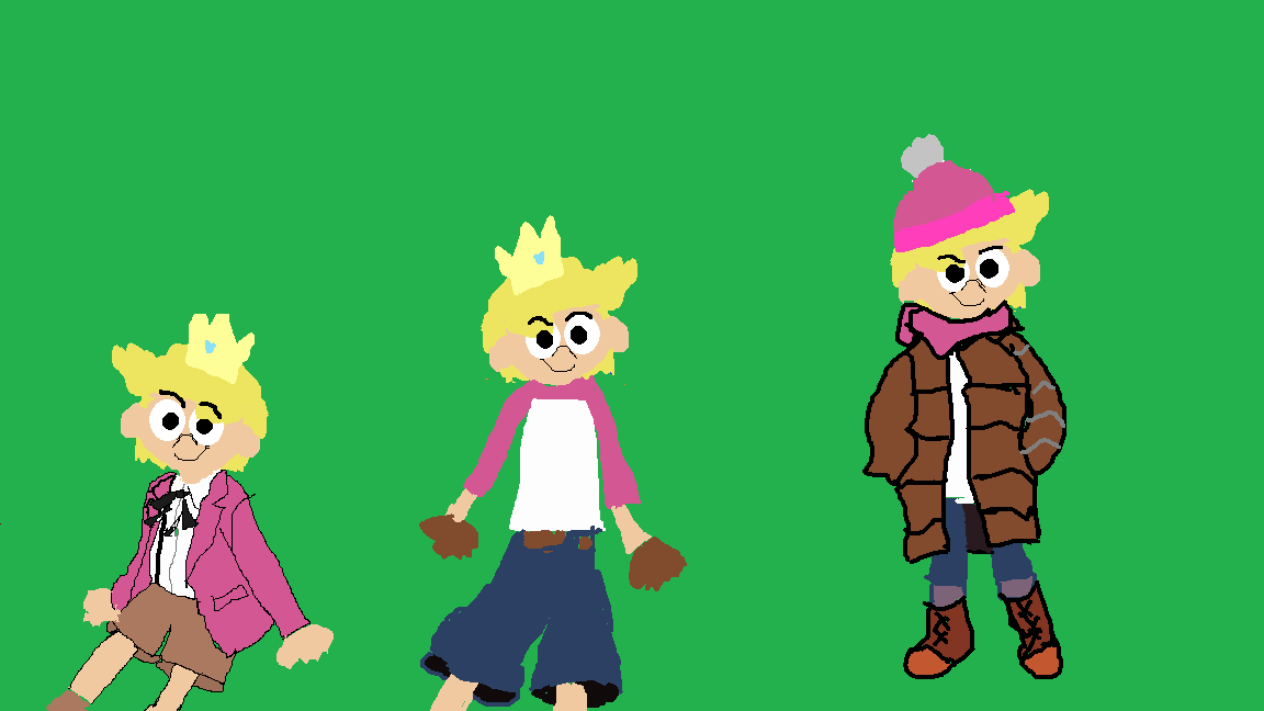 mychiller's tweet photo. I found out the new MS Paint has layers ( I have two versions of MS paint) and decided to give it a try, made Lexx 3 times 

#TheLoudHouse  #LexxLoud https://t.co/uFq9L6YwGt