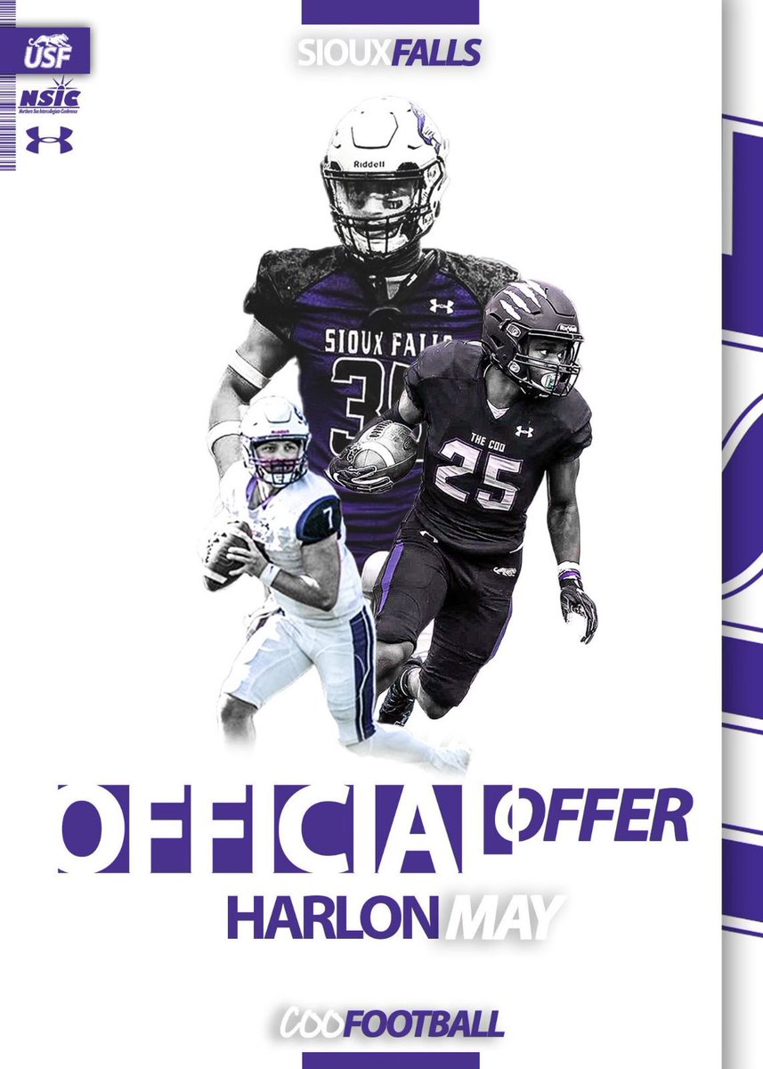 Harlon May (@iamhm18) on Twitter photo After a great conversation, I am blessed to say I have received an offer from Sioux Falls ! Thank you <a href="/JimGlogowski/">Coach Glo</a>
<a href="/BigPlay_RobMay/">Rob May</a> <a href="/CoachMcCannERT/">Coach McCann</a> <a href="/Phouly31/">pete houlihan</a> <a href="/PrepRedzoneIL/">Prep Redzone Illinois</a> <a href="/CorsairsFB/">Carmel Football</a> <a href="/Jmack37/">Jason McKie</a> After a great conversation, I am blessed to say I have received an offer from Sioux Falls ! Thank you <a href="/JimGlogowski/">Coach Glo</a>
<a href="/BigPlay_RobMay/">Rob May</a> <a href="/CoachMcCannERT/">Coach McCann</a> <a href="/Phouly31/">pete houlihan</a> <a href="/PrepRedzoneIL/">Prep Redzone Illinois</a> <a href="/CorsairsFB/">Carmel Football</a> <a href="/Jmack37/">Jason McKie</a>