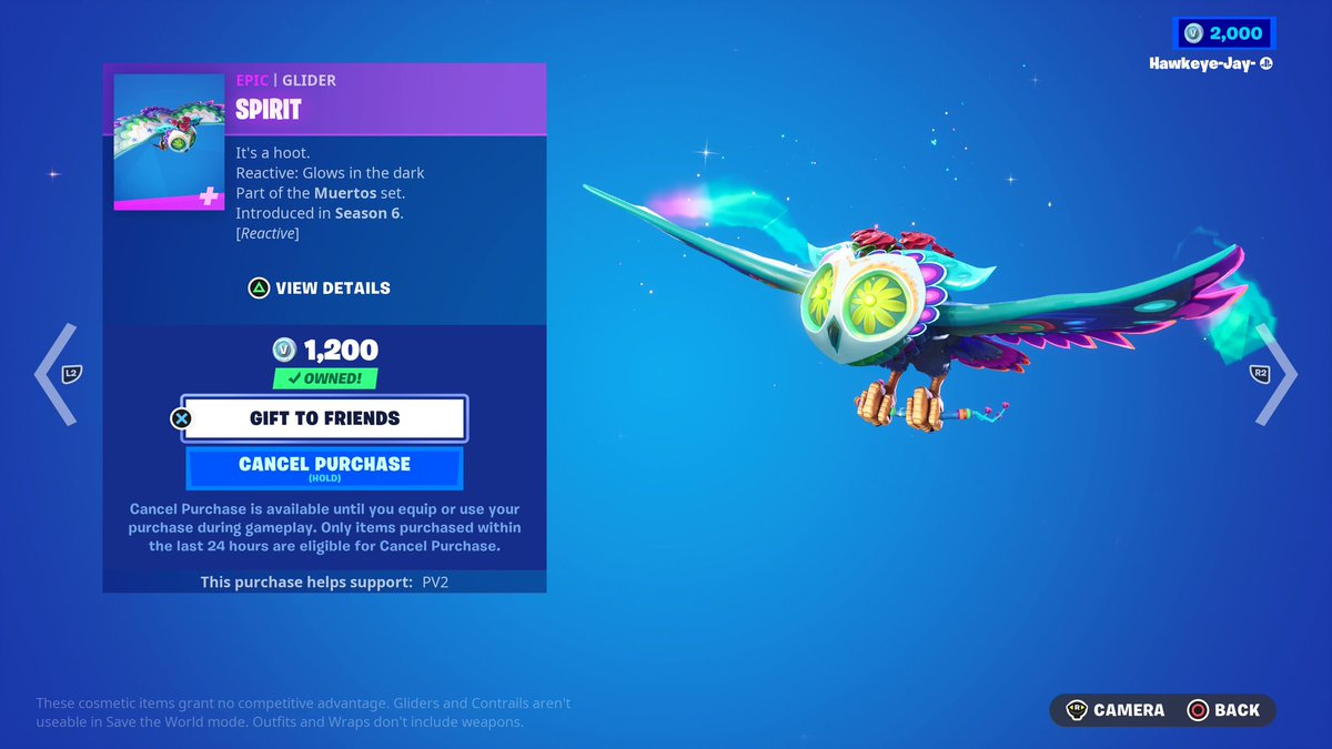 Jay_Bailey_007's tweet image. @FortnitePV2 @PV2Vouches Had to get glider to match my gift using code #PV2 much love bro you a goat. 👊🏻