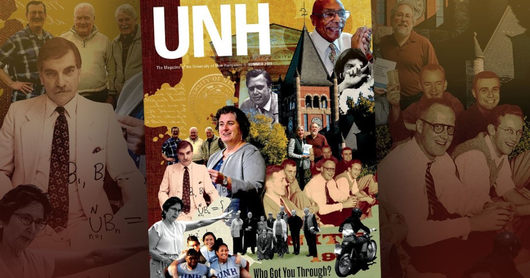 Dear Reader, UNH Magazine wants to hear from you! Please take a few minutes to share your opinion and help improve this publication. In return, you'll be entered for a chance to win a New England lobster dinner for two. You can access the survey here: unh.me/3QgWguW