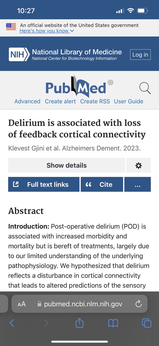 Heidi Lindroth (@minipixie26) on Twitter photo Excellent plenary by <a href="/ProfRobSanders/">Robert D Sanders</a> on predictive coding, feedback mechanisms, impact on cortical connectivity & how these are associated with #delirium, delirium severity & systematic inflammation
Read more: pubmed.ncbi.nlm.nih.gov/37695013/
#declared2023 Excellent plenary by <a href="/ProfRobSanders/">Robert D Sanders</a> on predictive coding, feedback mechanisms, impact on cortical connectivity & how these are associated with #delirium, delirium severity & systematic inflammation
Read more: pubmed.ncbi.nlm.nih.gov/37695013/
#declared2023