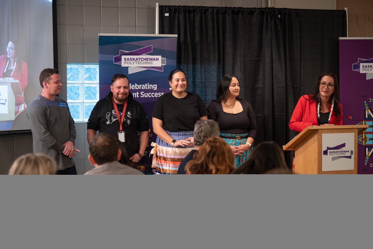 Today @SaskPolytech launched our new Indigenous Student Success Strategy, which is built upon more than 15 years of effort to increase the recruitment, retention and success of Indigenous students. I am so proud of this work. See saskpolytech.ca/wichitowin to learn more.