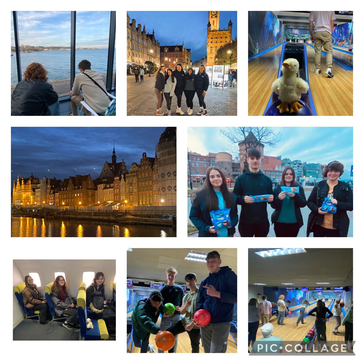 DyffrynTafGeog's tweet photo. Another glorious autumnal day in Gdansk today. A visit to Westerplatte and Sopot this morning followed by a tour of the Emigration Museum this afternoon and then ten pin bowling this evening. A thoroughly wonderful day again #poland2023 🇮🇩 #PolishEmbassyUK https://t.co/Z7TzuYzIsW