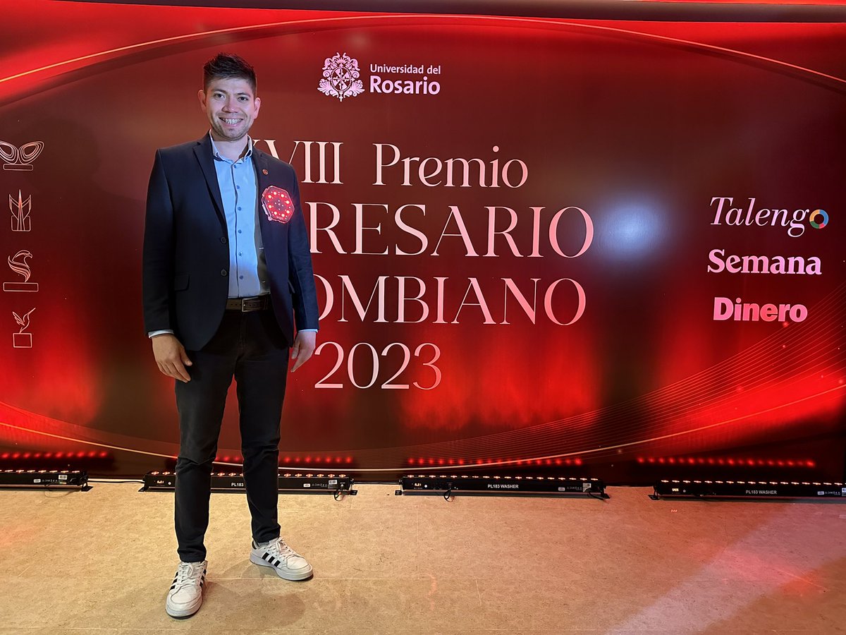 BigoSafe's tweet photo. Hoy en la ceremonia del XVIII Premio Empresario Colombiano 2023 @URosario @Talengo @RevistaSemana @RevistaDinero #innovación https://t.co/rZcXqgdSsP