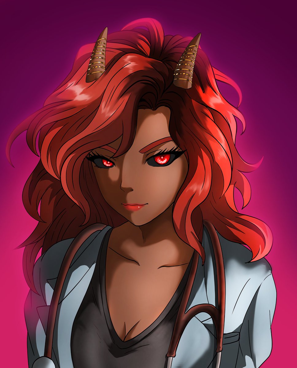 LOVE this Commish from <a href="/AliciaRozario3/">Aliciaa...⚡️</a> of my Evil Doctor OC Leilani! Thank you SO much for the BEAUTIFUL pic!!!!!