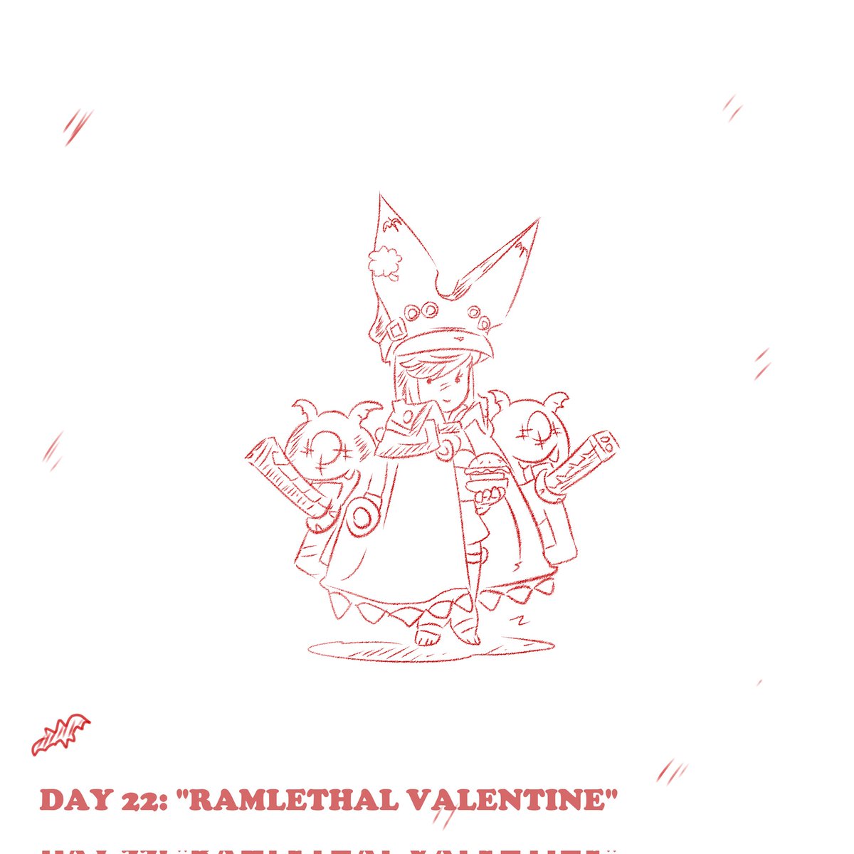 Zedonthemoon's tweet photo. "Slaytober Day 22: Ramlethal Valentine" 🦇✨️⚰️🩸 

"Left from right to wrong,
Like a message in a glass,
A heart of a doll."

#SlayerGuiltyGear #GuiltyGear #inktober2023 https://t.co/l7ufCQGVG9