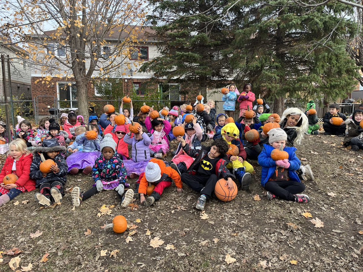 Our pumpkin patch was successful, kids enjoyed running around looking for their pumpkins