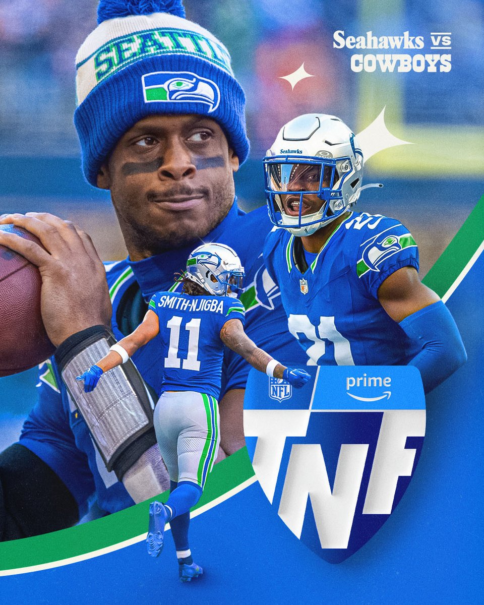 Seahawks's tweet image. The Throwback returns in prime time.