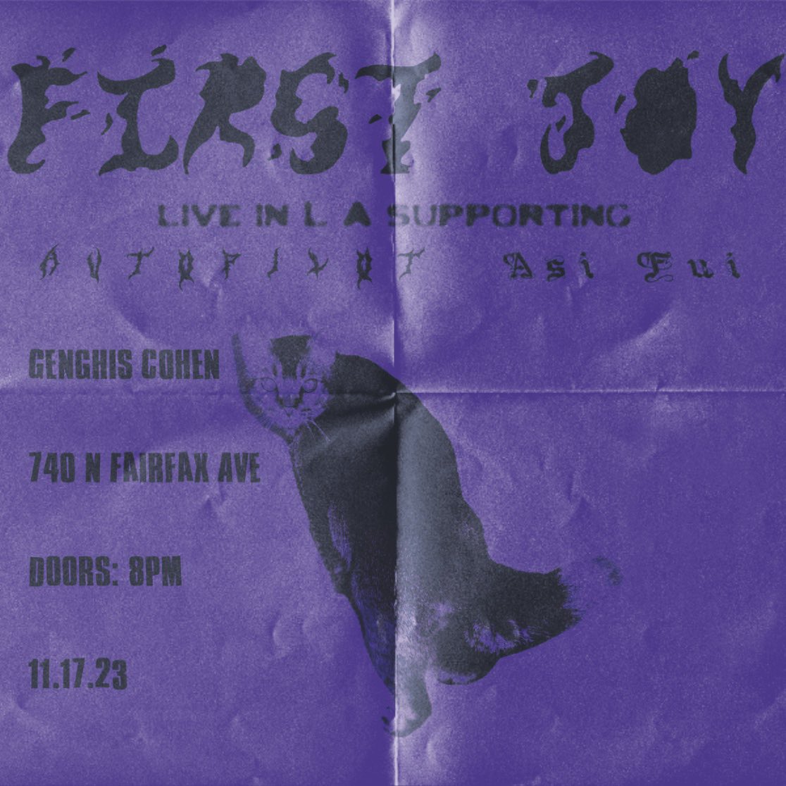 First Joy tweet media