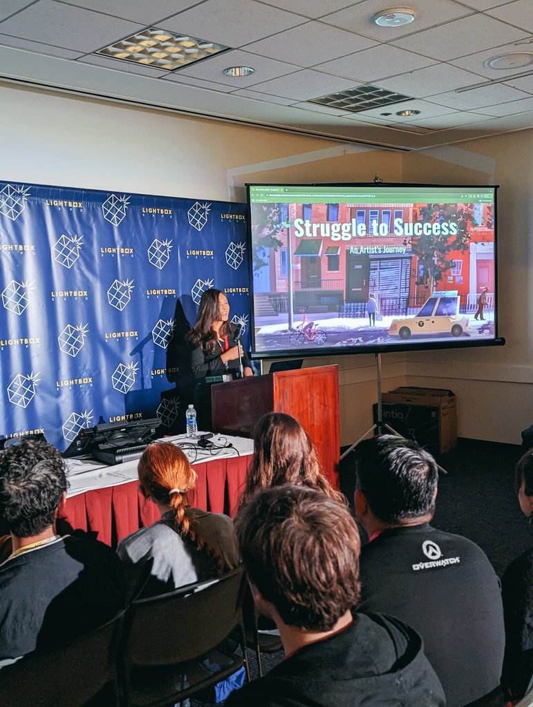 kamillustrator's tweet image. I want to thank @LightBoxExpo for a career highlight last weekend! I was fortunate enough to give two presentations and they both went better than I could have hoped for. I&apos;m grateful for everyone&apos;s thoughtful questions. See you next year! ✌🏼✨ #lightbox
lynkfire.com/kamillustrator