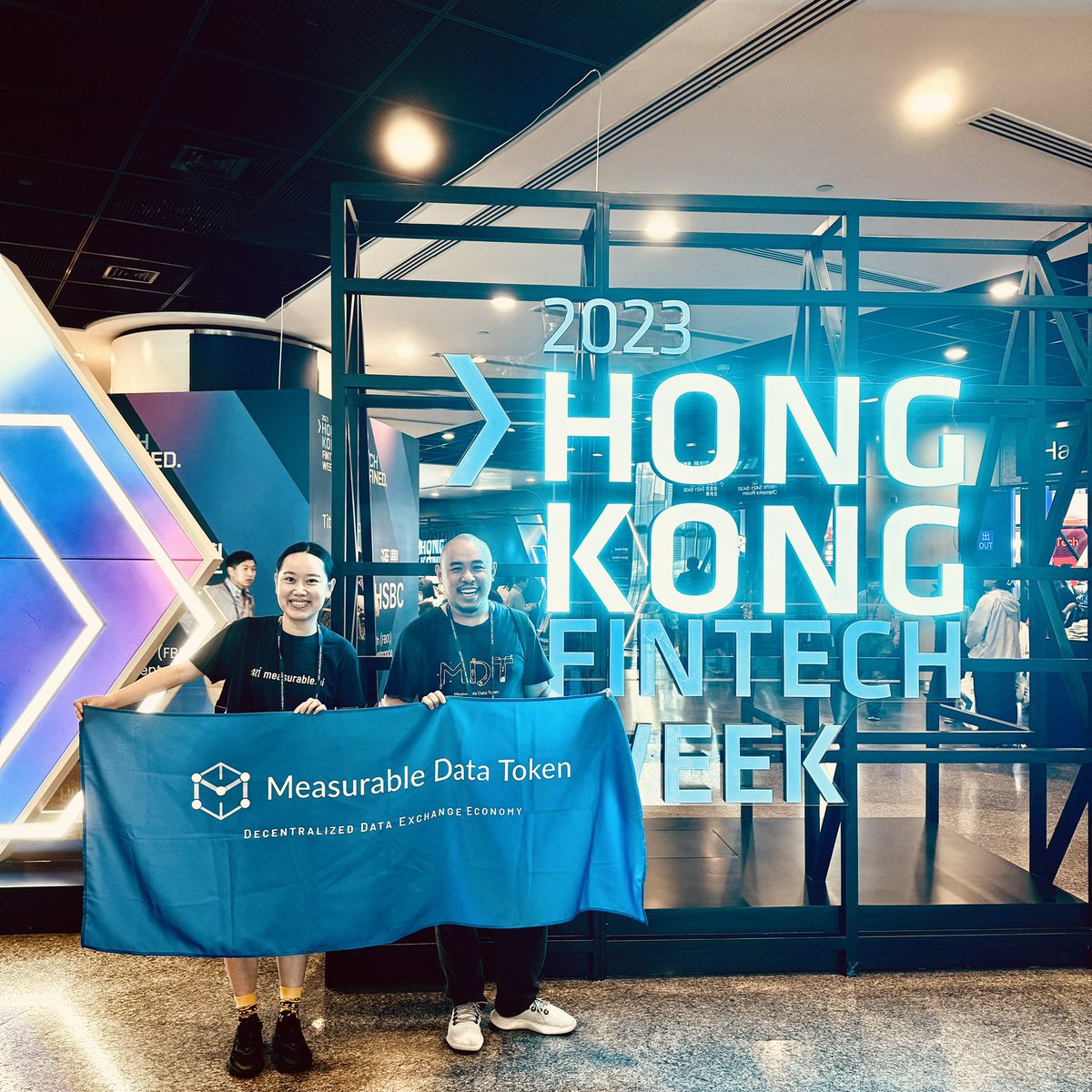 Meet <a href="/MeasurableData/">Measurable Data Token $MDT</a> $MDT team at the #HongKongFinTechWeek2023! Schedule a face to face meeting with our team members via #FintechHK app if you are in town.