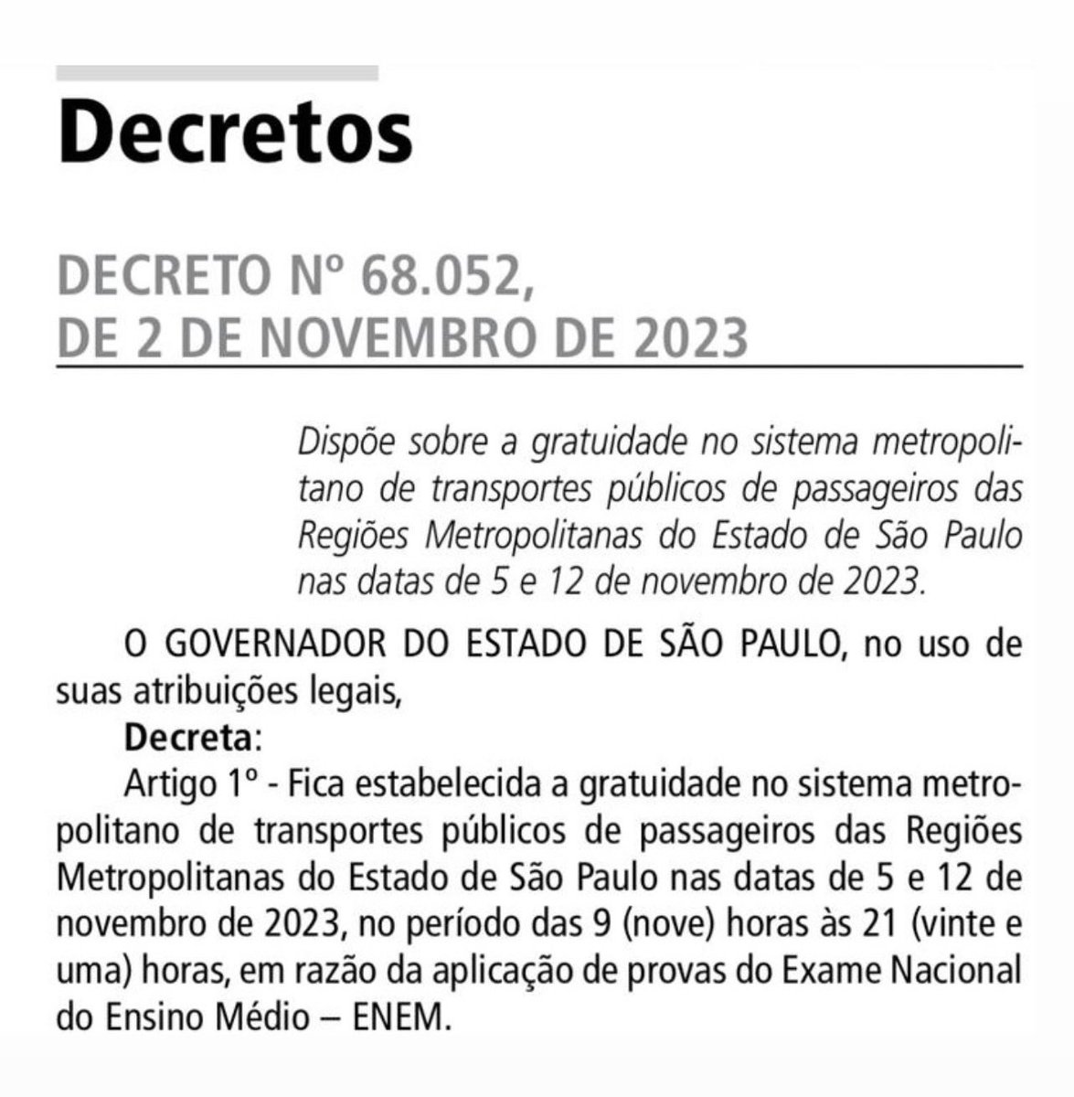 Tarcísio Gomes de Freitas tweet media