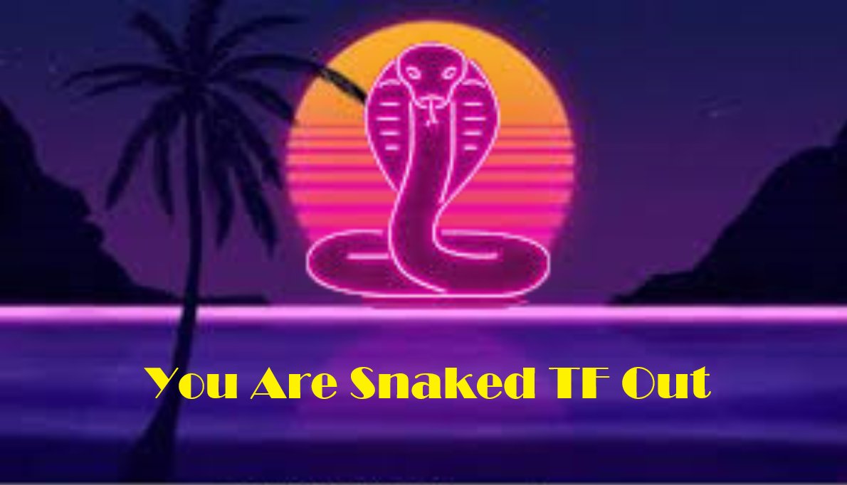 random_snakes's tweet image. #HowIShakeItOff I will snake it off with some 1980s synthwave snake art and some science facts: 

Fact: Spitting cobras can spit their venom 6-12 feet. The venom is so potent, it can blind their prey and blister skin.