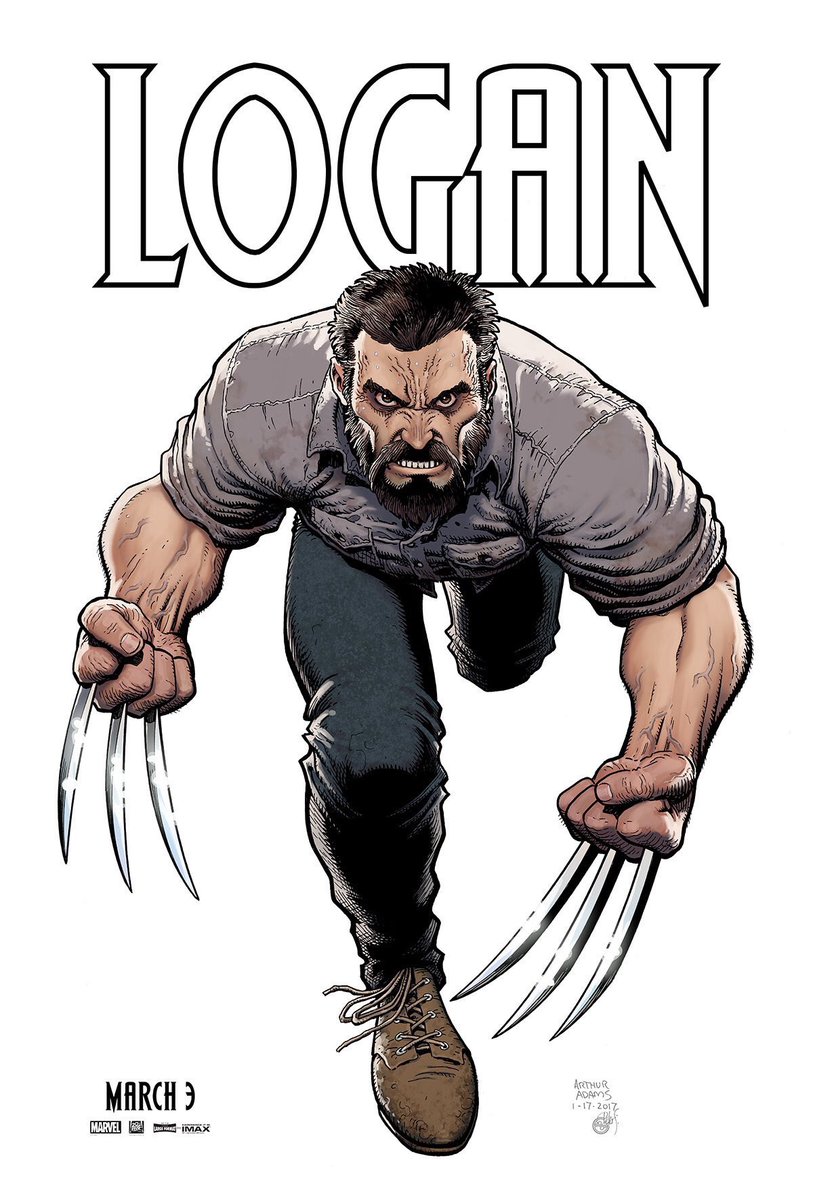 Logan (2017) poster by Arthur Adams w/@PSteigerwald