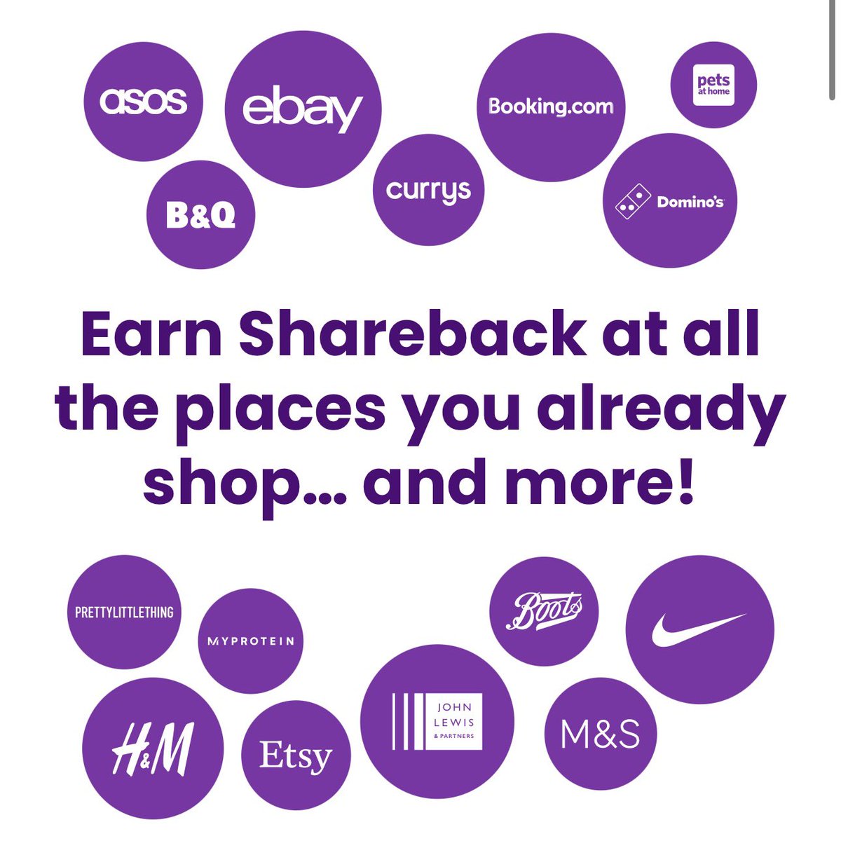 ishopWithWeShop's tweet photo. Are you an online shopping enthusiast? 🛍️
Explore hundreds of retailers and discover something even more exciting than cashback! 💰
Curious about Shareback? 🤔
If you’re interested in learning more, let me know, or you can dive right in: https://t.co/h4qmTT8vLZ https://t.co/OIkokwpcH9