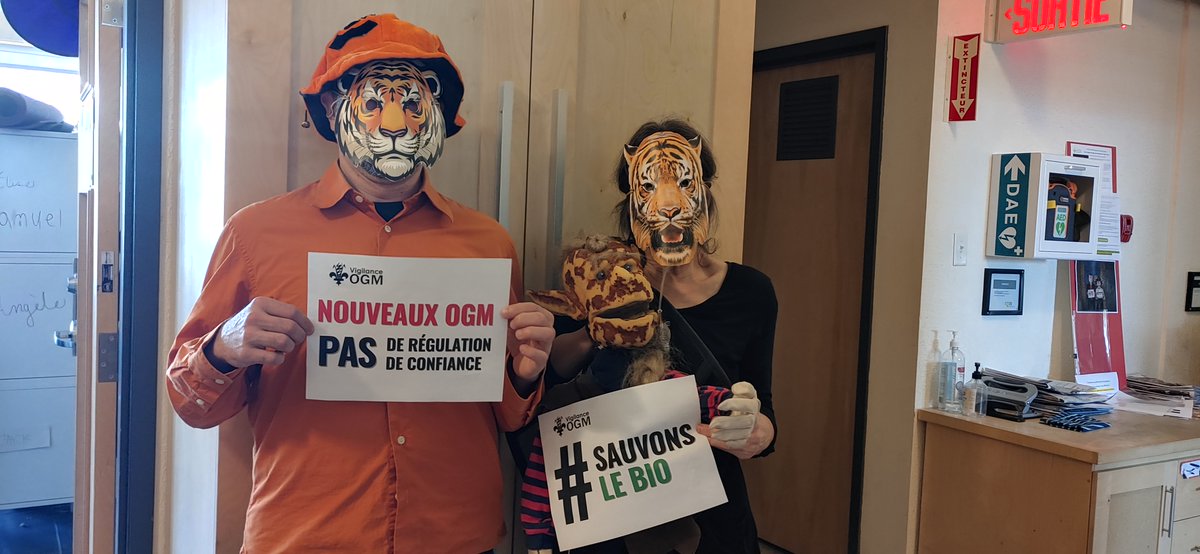 Suite aux révélation de la Tiger Team, nous exigeons le retrait de la récente réglementation sur les nouveaux OGM, rédigée main dans la main avec les lobbys de l’agrochimie.🐯
#StopTigerTeam #SauvonsLeBio  #OGM #polcan <a href="/L_MacAulay/">Lawrence MacAulay</a> @markhollandlib
Détails: linktr.ee/stoptigerteam