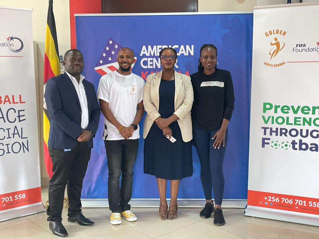 Day 2 of the #FootballforPeace workshop ended after a speech from <a href="/deevahmuk/">Diva-Mukisa</a> &amp; Board member Ms. Edith Nayiga and the Sessions were moderated by <a href="/amoskiyingi/">Amos Kiyingi</a>. 
A photo of all our esteemed guests that graced our workshop, your efforts are highly appreciated 👇