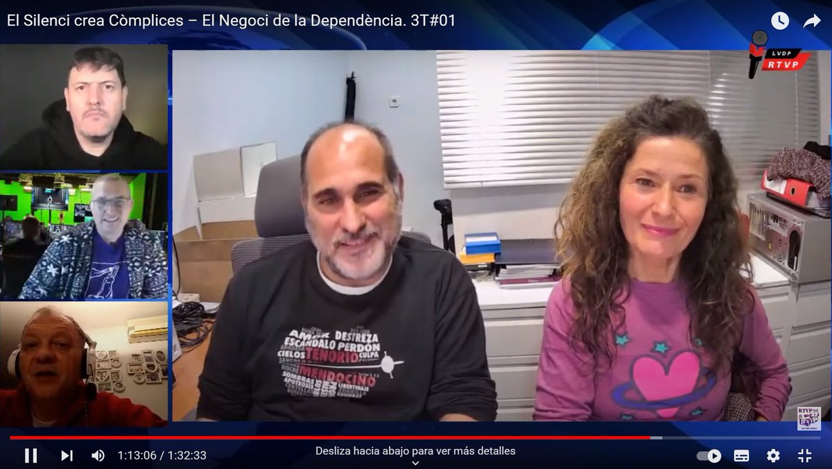 Ayer pudimos charlar con la cadena de radio i televisió del Poble, sobre el estreno en el FESCIGU del documental "Pactos de Silencio 2" y el coloquio posterior sobre el negocio en la dependencia. 

Gracias por la invitación.

youtube.com/watch?v=xbp6w2…