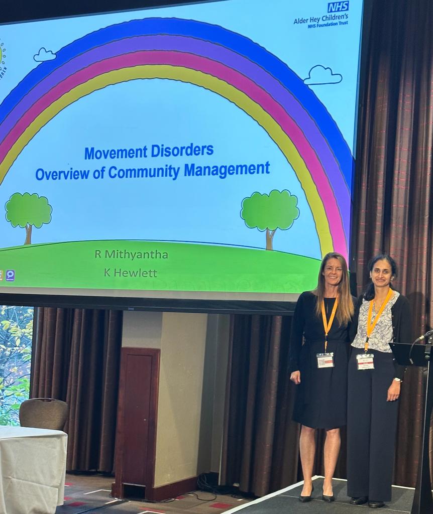 Our clinical specialist physio Kate @AlderHey and Dr Renuka presented at today's paediatric surgery masterclass event @academia_uk! 'Movement Disorders- Community Management' Well done to both of you! 👏🏼 @AlderHey_AHPs 

#CommunityTherapies @LCooper102 @Jacquinion @TheAPCP