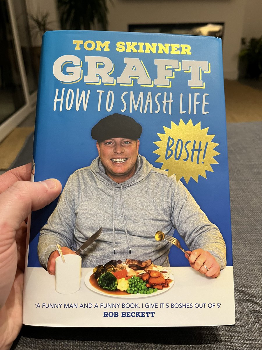 LlionRhysJenkin's tweet photo. Amazing book! Absolute hero! @iamtomskinner for prime minister! Bosh!!! https://t.co/XxwGCPSf1v