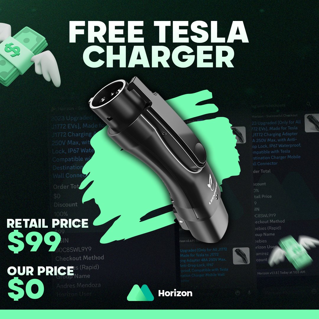 WHO WANTS IN!  

WE GOT FREE TESLA CHARGERS ⚡️ 
EASY PROFITS 💸   

Let us know down below, we may give out some keys!