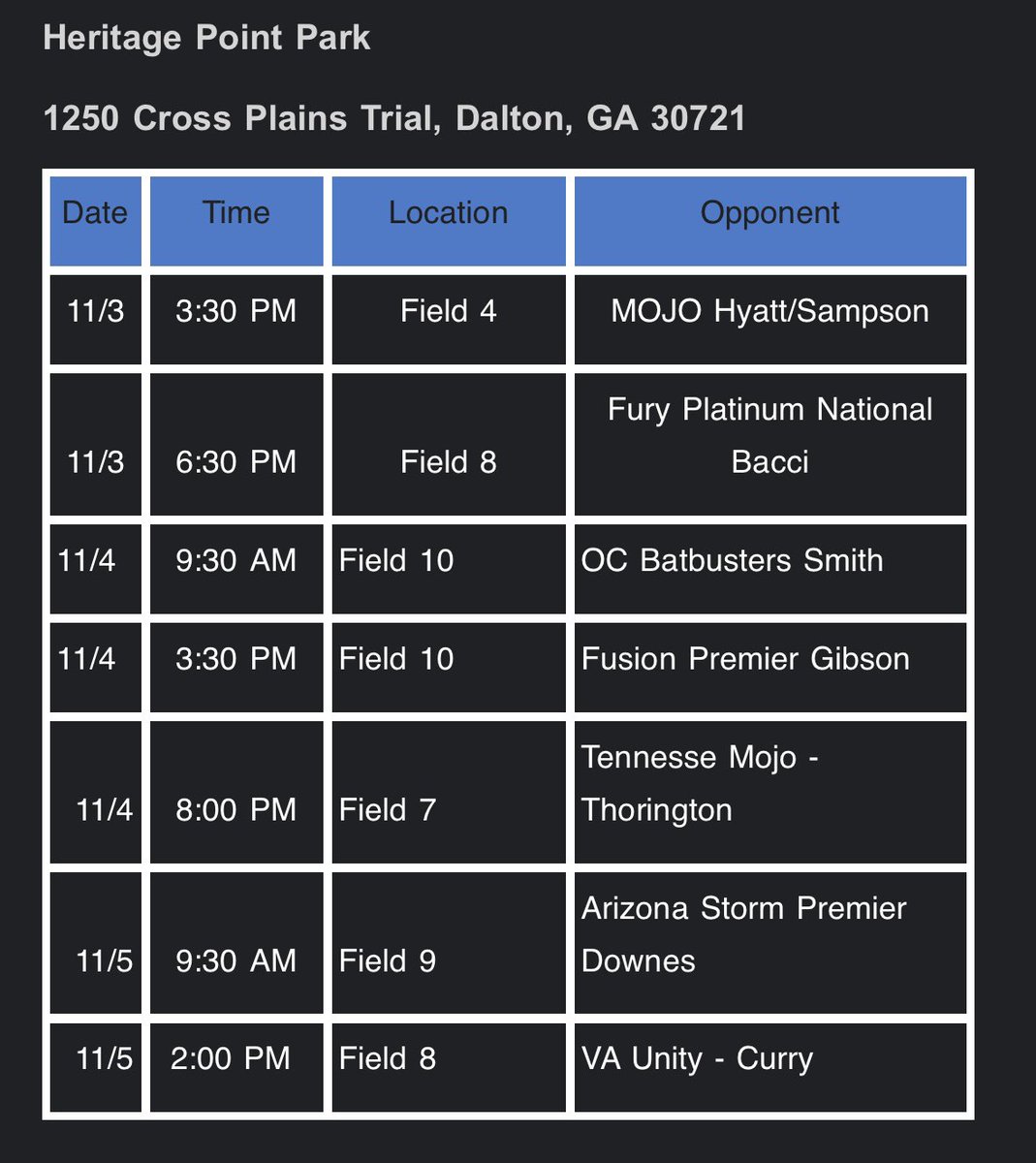 SkylarSteib's tweet photo. Scenic City Schedule! Super excited for this weekend!! 🥎 ⛰️ https://t.co/s4qnoX2uy1