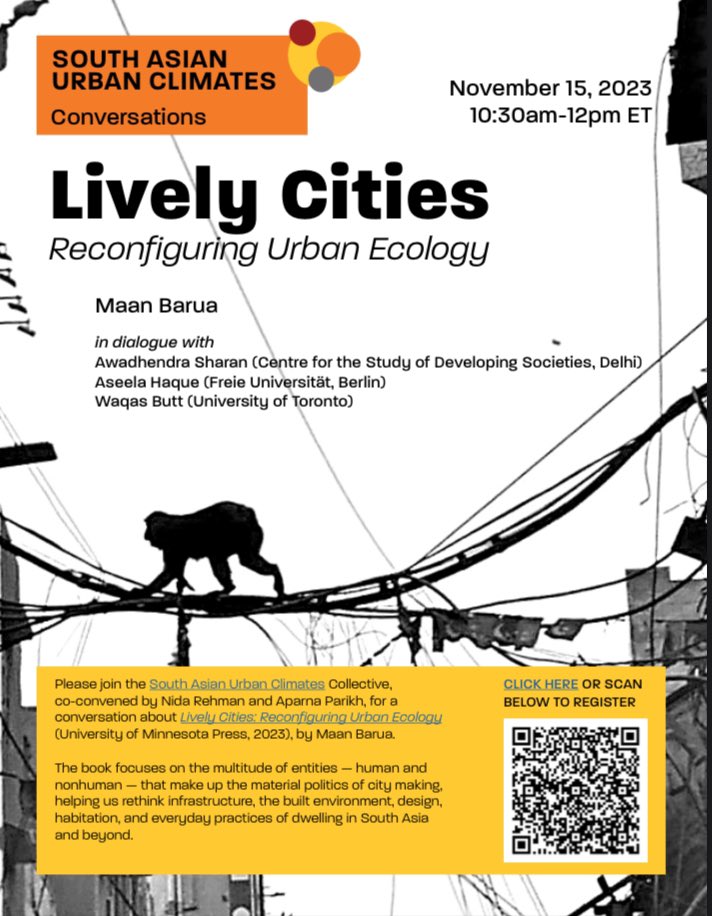 Book panel on Lively Cities