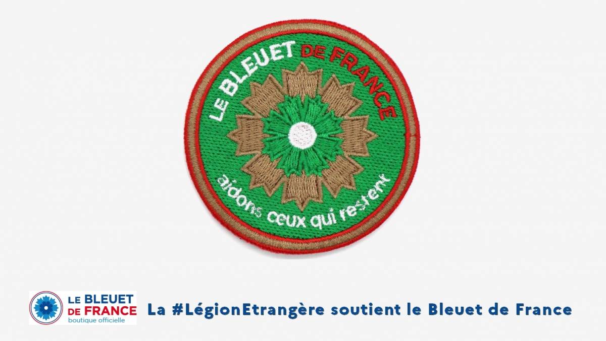 Ecusson Bleuet de France Brodé Armée de l'Air