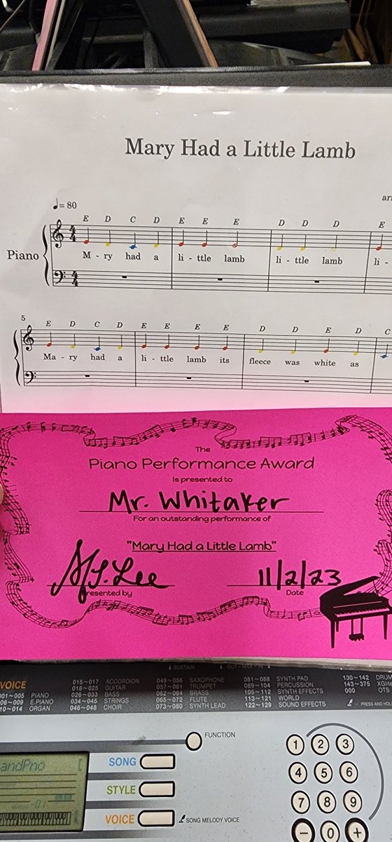 Anthony (@antnee07) on Twitter photo I'm thrilled to pass my 1st Piano test with the help of Colton! <a href="/CHESPirates/">Corinth-Holders Elementary School</a> <a href="/JCPSFineArts/">JCPS Fine Arts</a> I'm thrilled to pass my 1st Piano test with the help of Colton! <a href="/CHESPirates/">Corinth-Holders Elementary School</a> <a href="/JCPSFineArts/">JCPS Fine Arts</a>