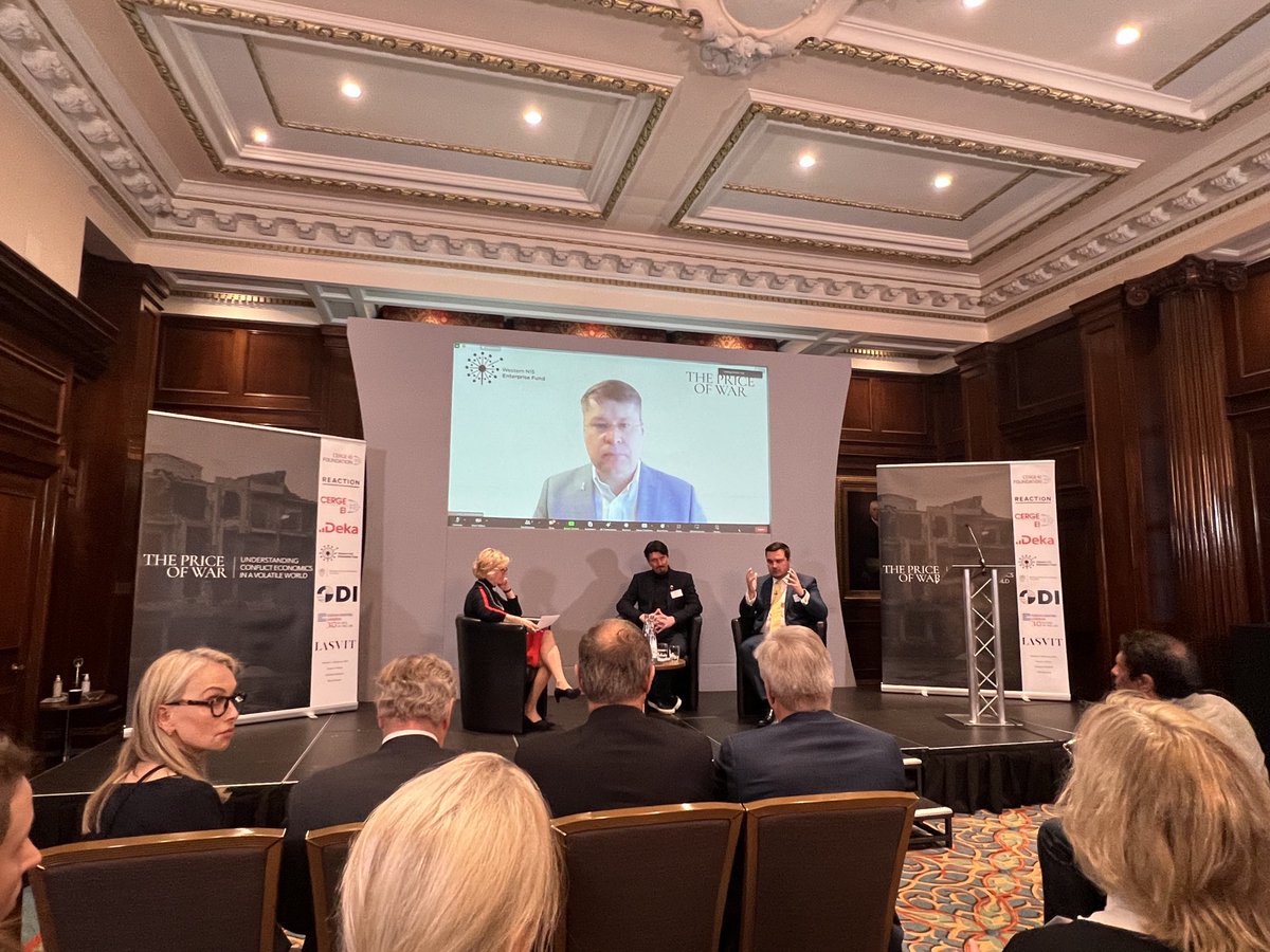 Very happy to attend the #PriceOfWar conference. Very important topics and excellent speakers. ⁦<a href="/CERGE_EI/">CERGE-EI</a>⁩