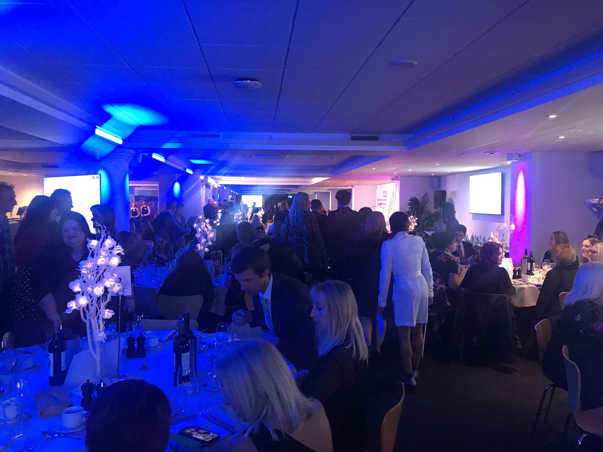 NNUH's tweet image. Kicking off a stylish night for the NNUH staff Awards at the Norwich Football Grounds🎉🏆 #NNUHStaffAwards23
