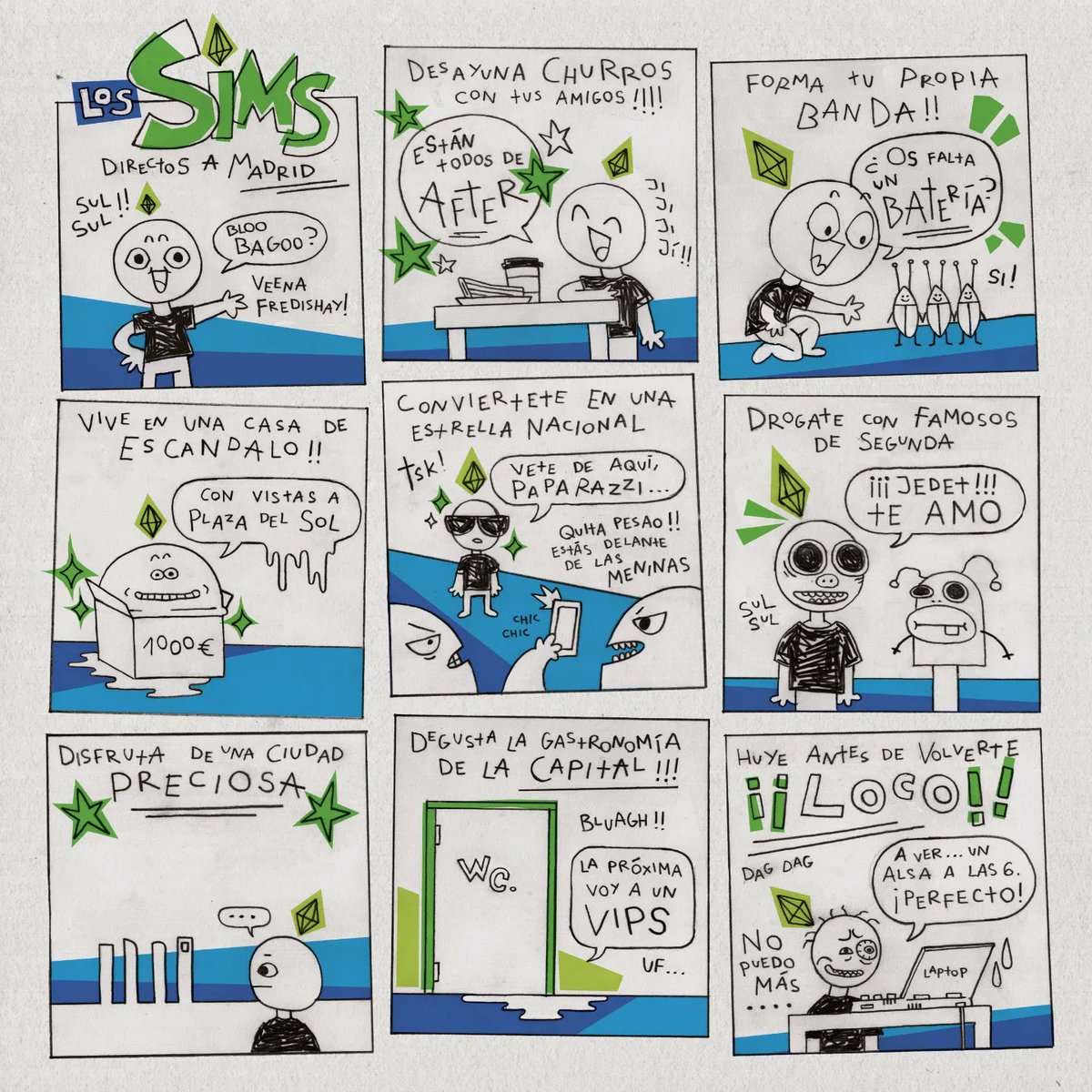 WindowsCiego's tweet image. Los Sims 😍 Madrid 😐