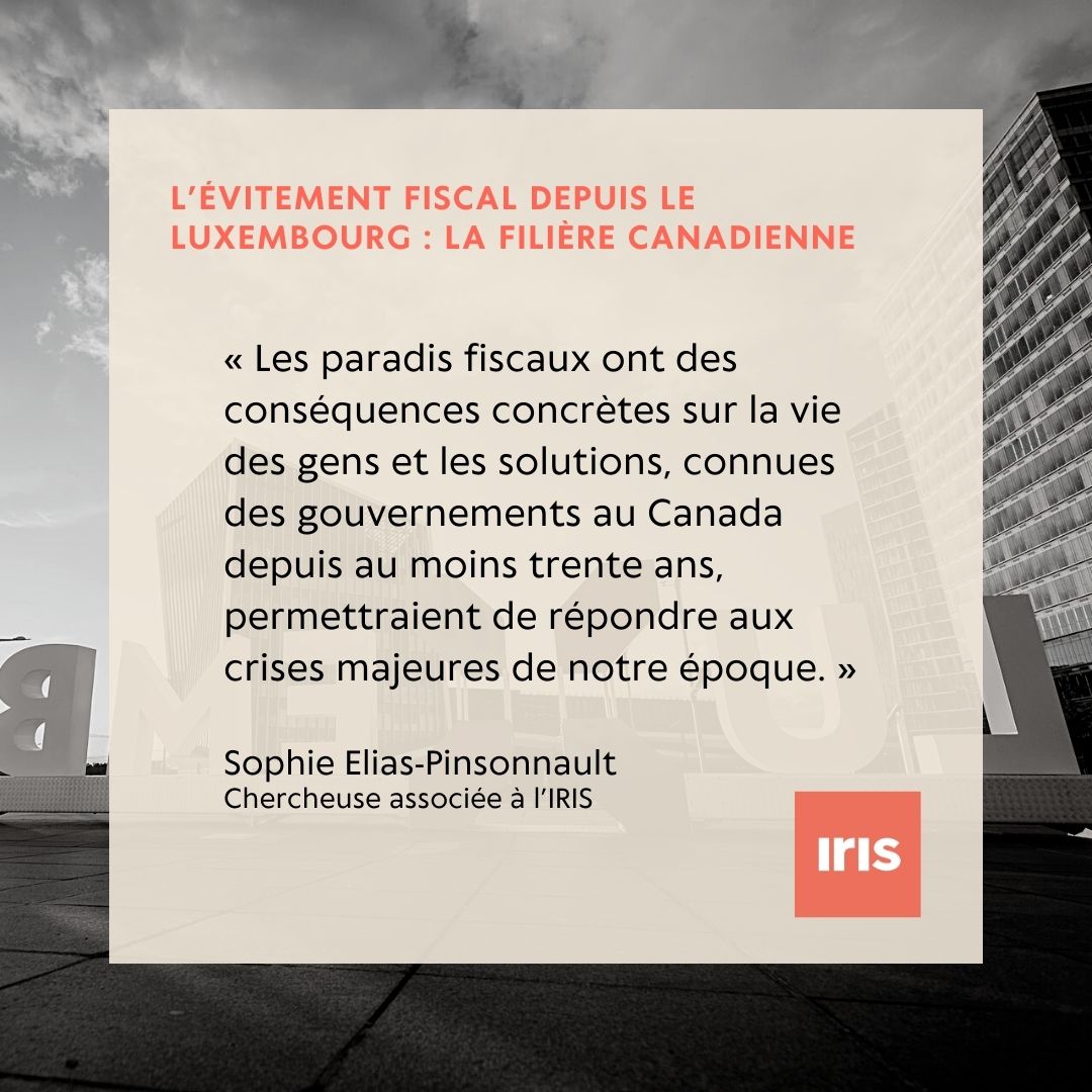 IRISrecherche's tweet photo. Pour en savoir plus sur l'évitement fiscal des entreprises canadiennes et québécoises -> https://t.co/o3dvNoVp0r
#paradisfiscaux #impot #profits #quebecinc https://t.co/mcOPwwoiwx