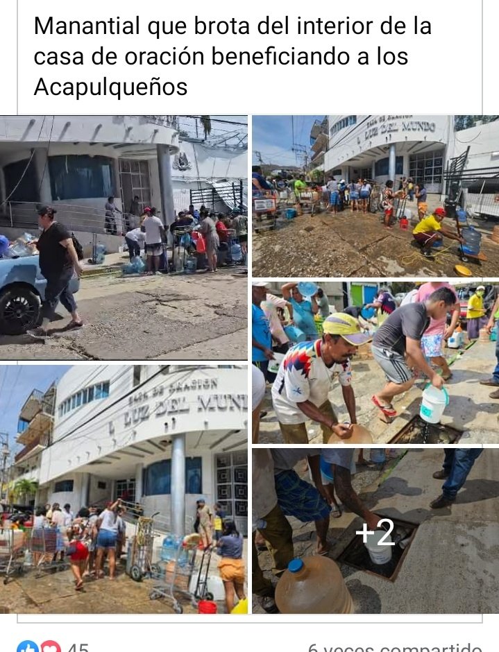 lldmcantos's tweet photo. Porque @Univision @Televisa @NetflixLAT  no hablan de que los de la luz del mundo en momentos de desastres naturales, terremotos, inundaciones, son los primeros en unirse y llevar alimento al necesitado.
Yo se que  lo que vende es el morbo por eso de eso no hablan. https://t.co/b0UsAjC2Sd