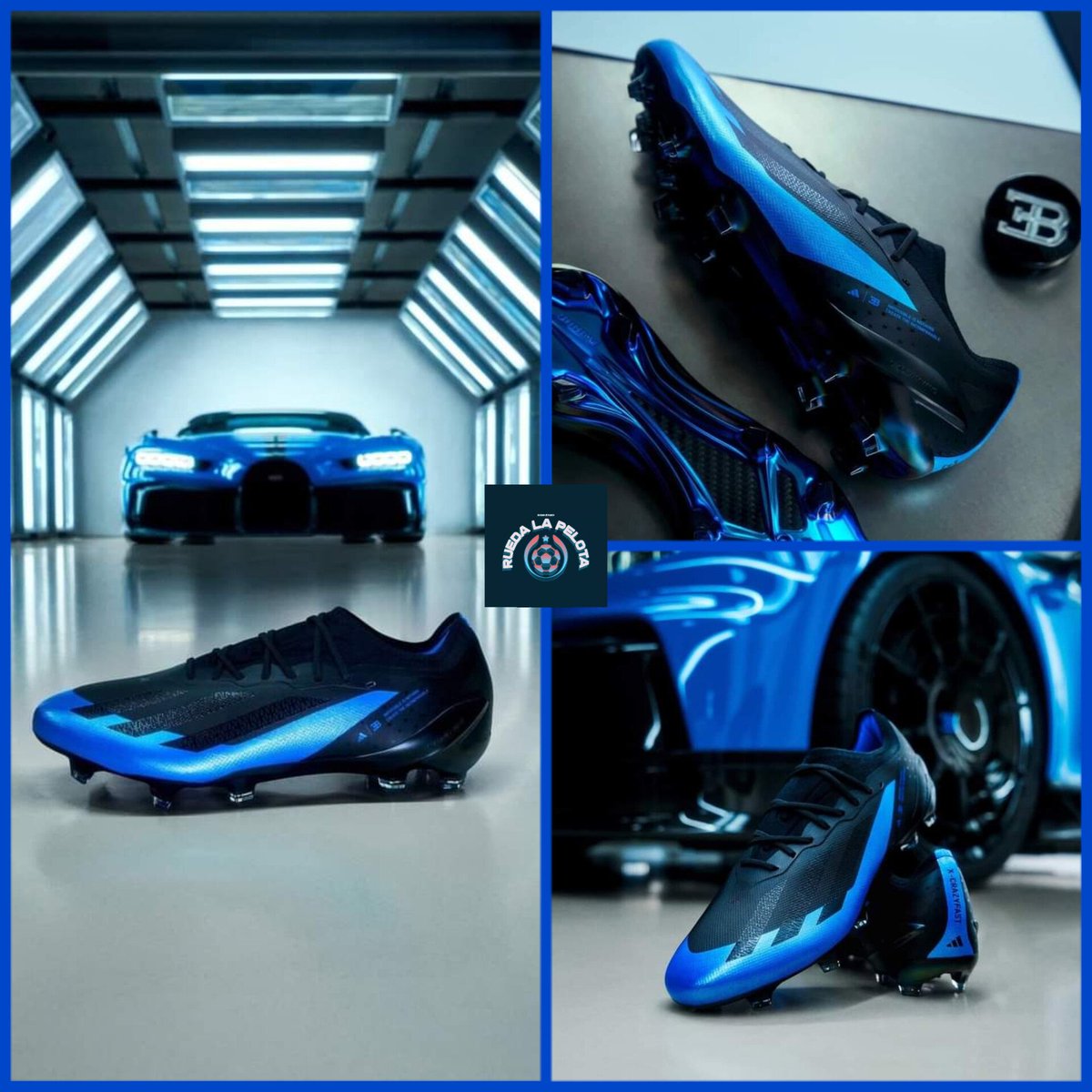 RuedalaPelota10's tweet photo. 💥COLABORACIÓN ESPECTACULAR ENTRE BUGATTI Y ADIDAS⚫🔵
✅Los guayos Adidas x BUGATTI XCrazyfast es una colaboración única que muestra la esencia de la innovación, la velocidad y el estilo en el calzado.
SIMPLEMENTE DE OTRO NIVEL 😍⚽
#RuedalaPelota #Adidas #Bugatti #XCrazyFast https://t.co/fZFtrZ4S0G