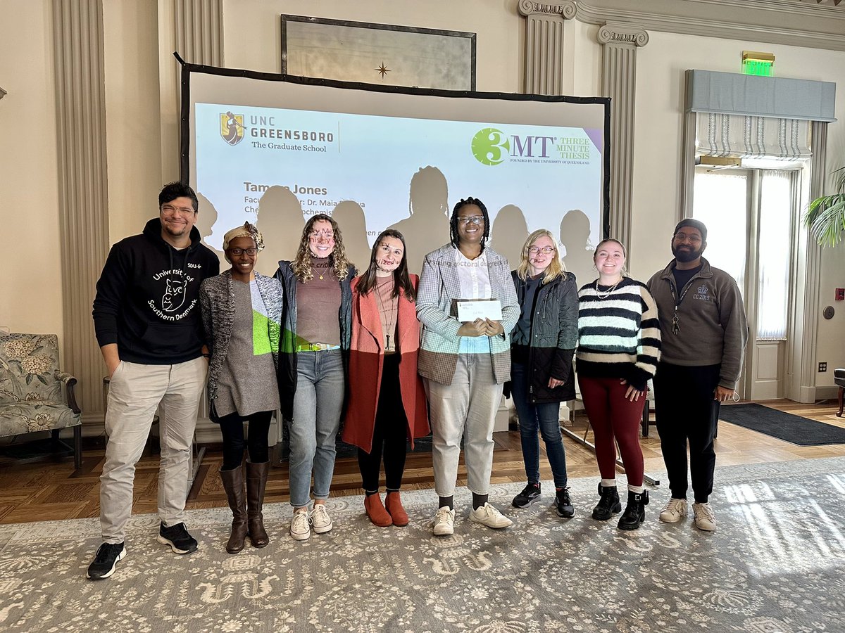 Maia Popova, PhD (@maia_popova) on Twitter photo Huge congratulations to our dear <a href="/TameraSJo/">Tamera Jones</a> for winning 2 place in the Three Minutes Theses competition!!! 🏆🥈🥳🤩 Huge congratulations to our dear <a href="/TameraSJo/">Tamera Jones</a> for winning 2 place in the Three Minutes Theses competition!!! 🏆🥈🥳🤩