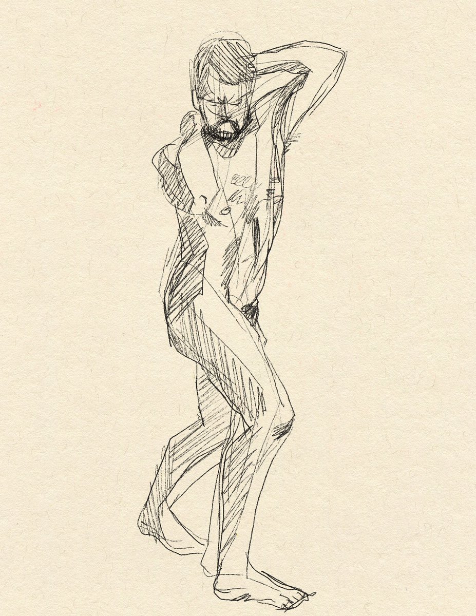 「Back to basics today   5 minute figure d」|Evangeline Gallagherのイラスト
