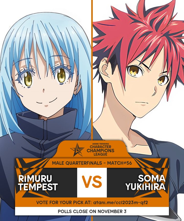 Anime Trending on X: Soma Yukihira (Food Wars!) will be in Male