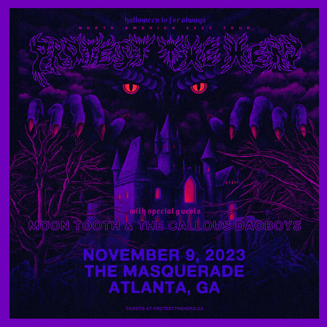 The Masquerade (@masquerade_atl) on Twitter photo 🧨 1 WEEK AWAY // 11.09 // <a href="/ProtestTheHero/">Protest The Hero</a> in Hell w/ <a href="/MoonTooth1/">Moon Tooth</a> + <a href="/callousdaoboys/">The Callous Daoboys</a>
🎫: bit.ly/protest-the-he… 🧨 1 WEEK AWAY // 11.09 // <a href="/ProtestTheHero/">Protest The Hero</a> in Hell w/ <a href="/MoonTooth1/">Moon Tooth</a> + <a href="/callousdaoboys/">The Callous Daoboys</a>
🎫: bit.ly/protest-the-he…