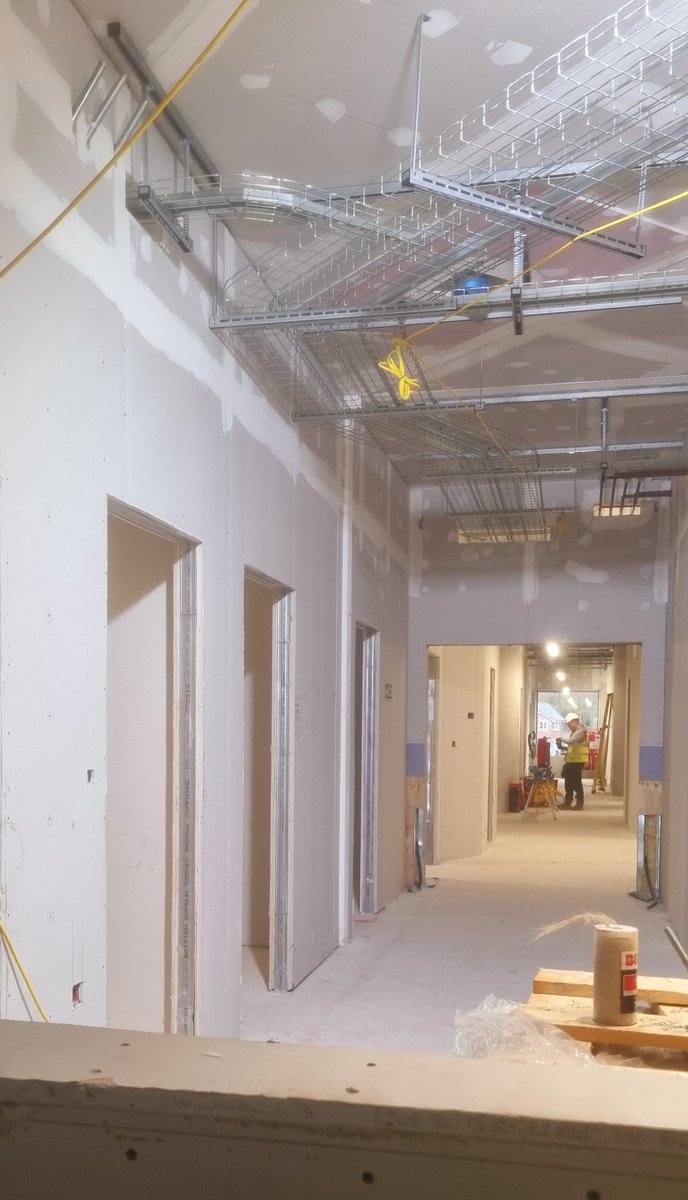 BridgetHughes64's tweet photo. @DGoodman_GMMH @Trace_Vj @nigelgmmhMCG @BhandaryNishan @Salougi9 After a great meeting with our service users and carers, we toured the North View site, so exciting to see just how amazing this is going to be for our service users and how it will support recovery, so much space. https://t.co/18z2rvHBi6