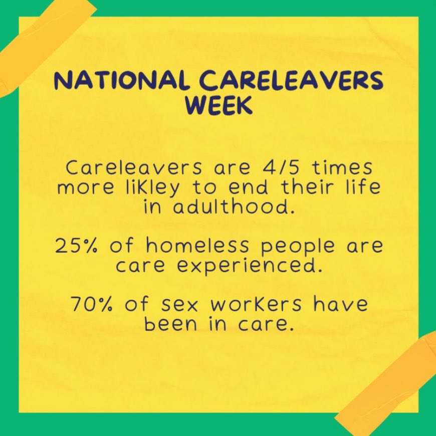 #nationalcareleaversweek #careexperienced #letschangetheoutcome