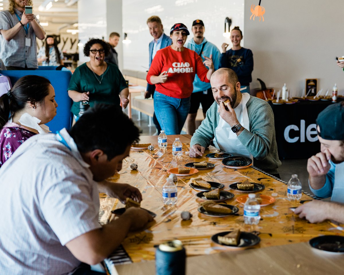 clearlinkco's tweet photo. October in a nutshell: Mocktails, masterpieces, and major dapper day energy. Bring on the cozy vibes, Clearlink! 🍂 https://t.co/8KFGh1PMtm