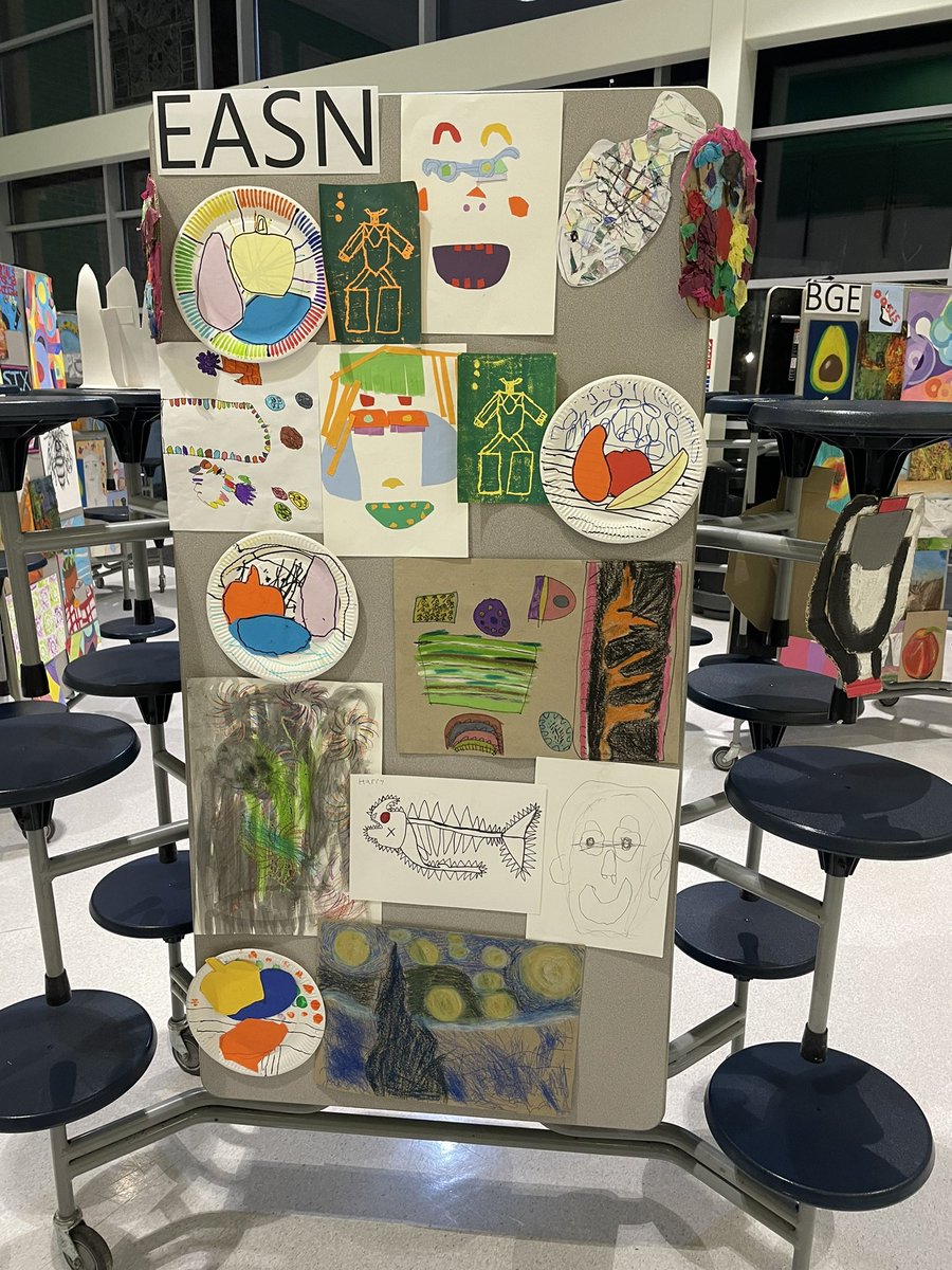 AlloaEASN's tweet photo. Very proud to see our young people’s work showcased tonight as part of Alloa Academy’s Art Exhibition. Well done everyone! @AlloaAcademy @alloa_artdept #artexhibition https://t.co/nfh7OZA3hP