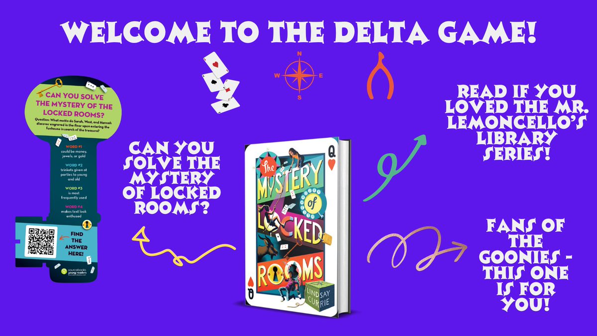 Already the fourth most requested title in the Children's category on NetGalley - are YOU ready to play The Delta Game? 🗝️ Request the book superstar author @JamesPonti called 'the ultimate escape room' here: netgalley.com/catalog/book/3…