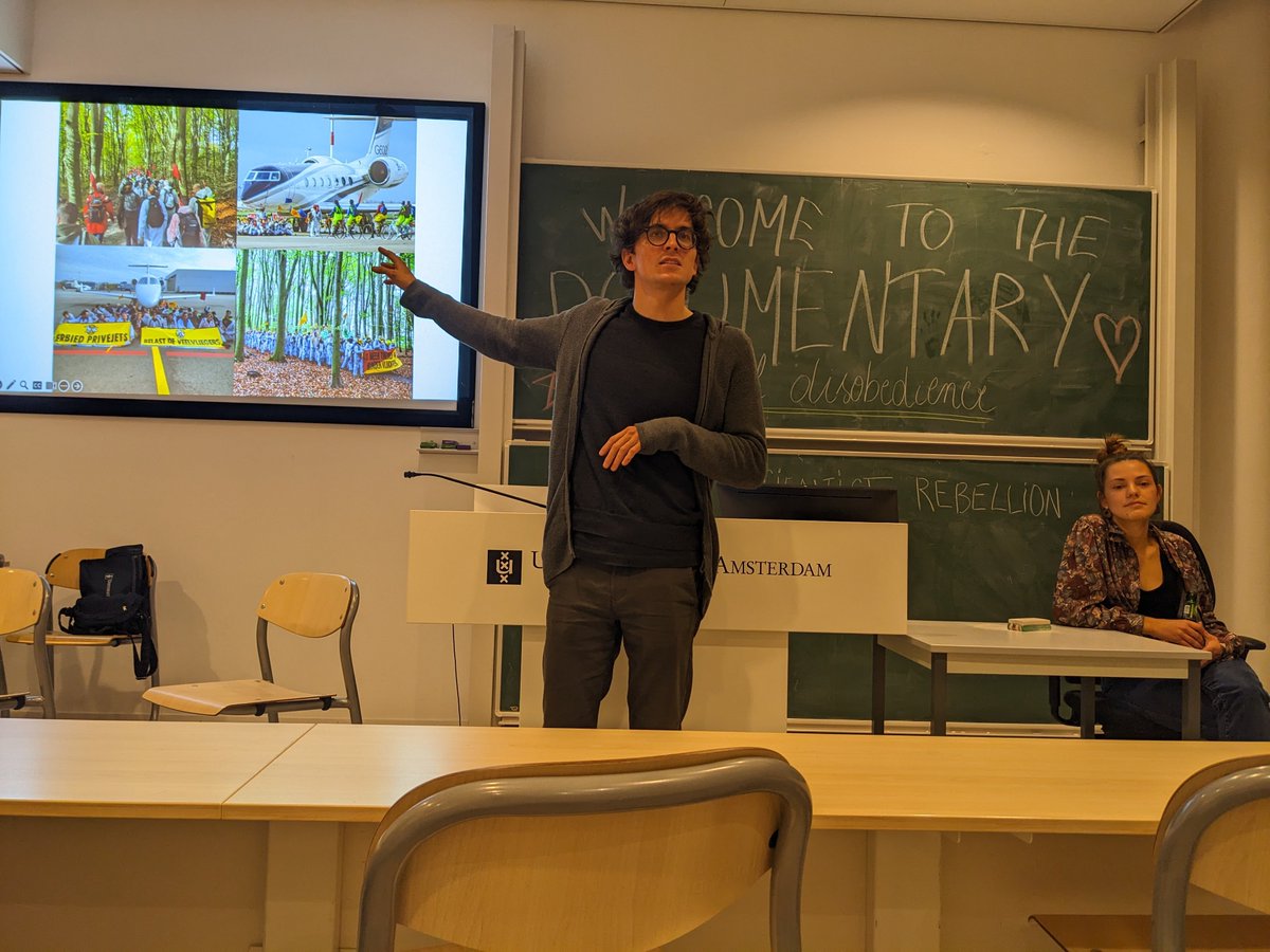 Yesterday I was at the <a href="/SR_Netherlands/">bsky.app/profile/scientistrebellion.nl</a> documentary screening on civil disobedience, and <a href="/fdabl/">Fabian Dablander (@fdabl.bsky.social)</a> and <a href="/eileenende/">Eileen Enderle</a> leaded a very interesting discussion! 🌍