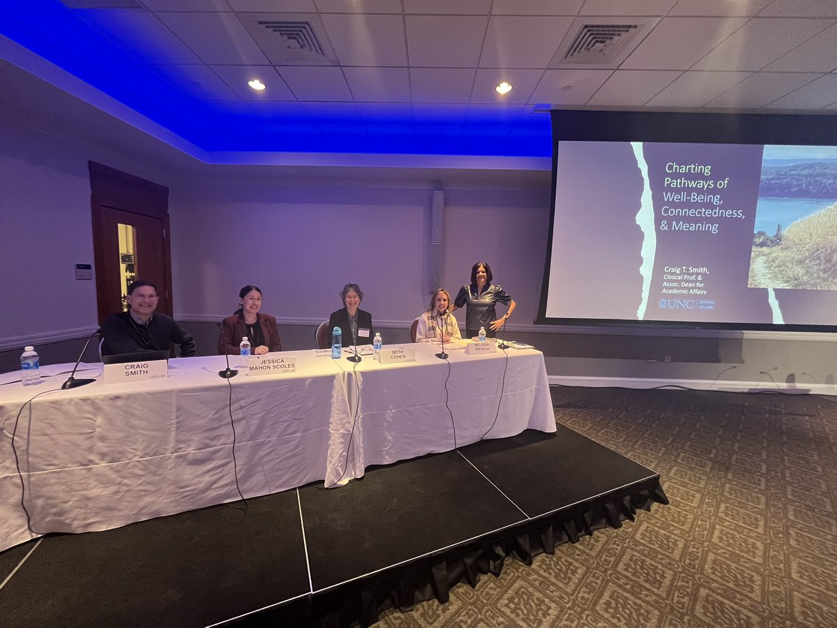adameckart's tweet photo. And our final panel today at the New England Legal Writing Conference: Part 2 of Professional Identity Formation &amp; Well-Being, moderated by @ShailiniG! #wellbeing #LPS50 #NEConf @SuffolkLPS @Suffolk_Law https://t.co/WXeO0fjUv1